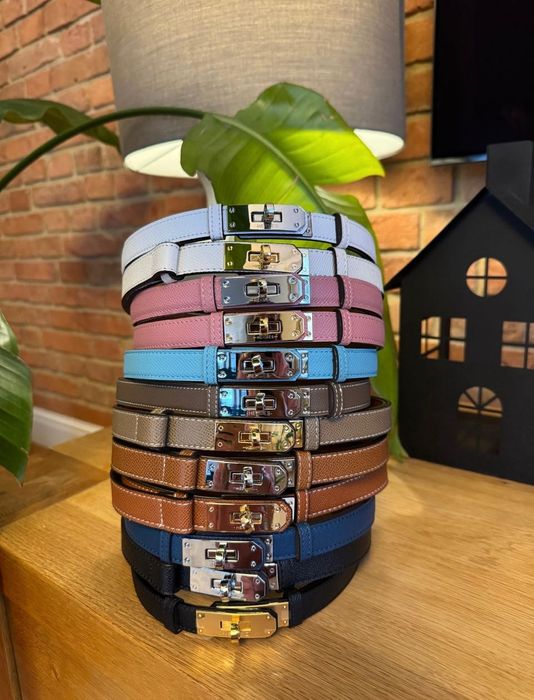 Regulowany pasek Hermes Kelly