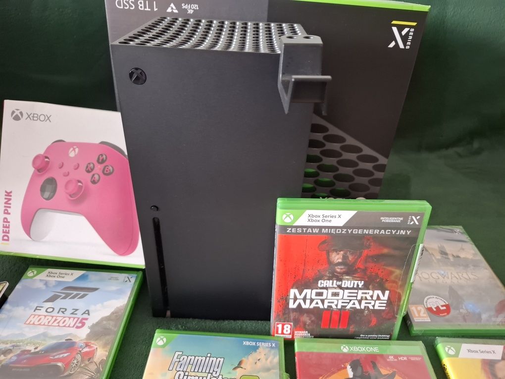 Xbox series X Nowa 9 Gier Folia Ladowarka