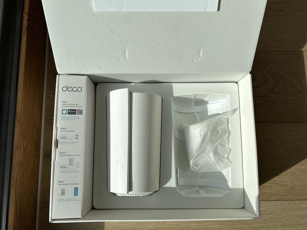 Router Tp-link deco x95 ax7800 tri-band mesh wifi 6 system 1 sztuka