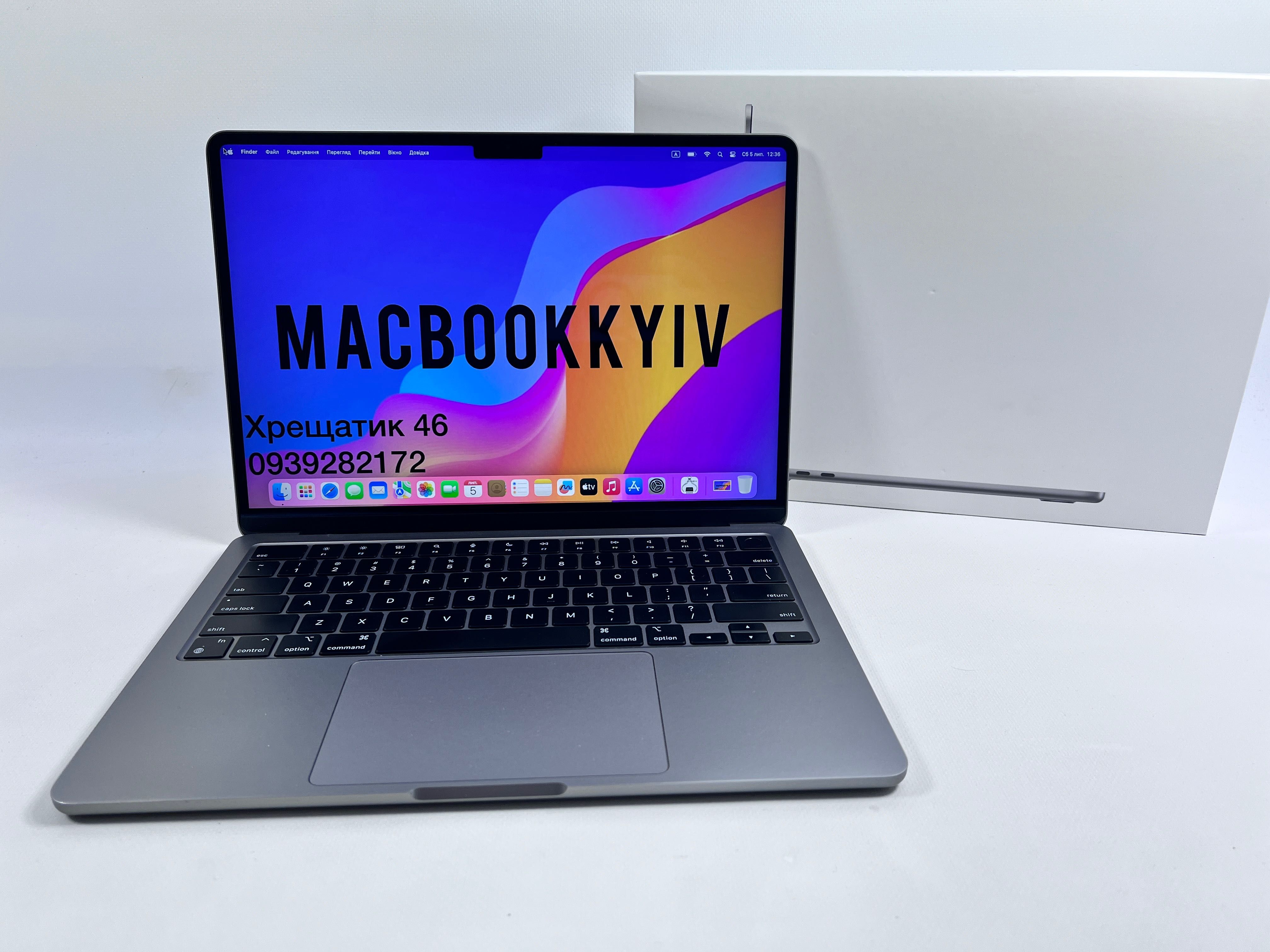 MacBook Air 13 2022 M2 8GB RAM 256GB SSD Space Gray ГАРАНТІЯ МАГАЗИН