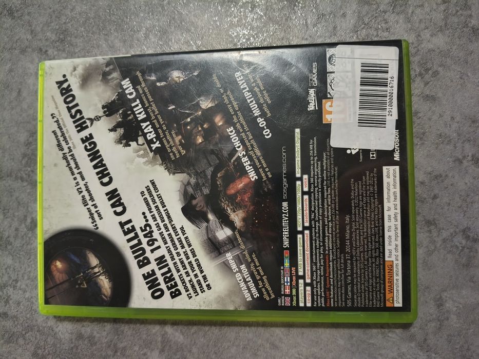 Sniper Elite V2 Xbox 360
