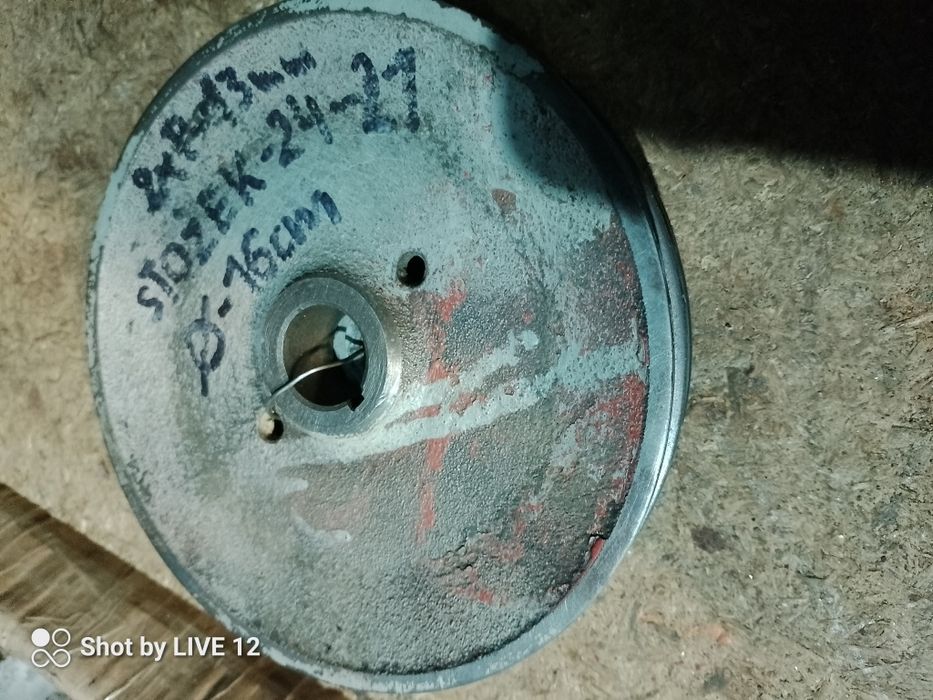 Szajba na 2 paski na stożek