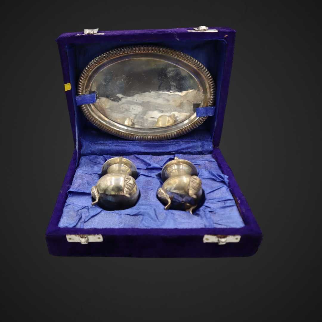Pieprzniczka + solniczka platerowana  B51/042961