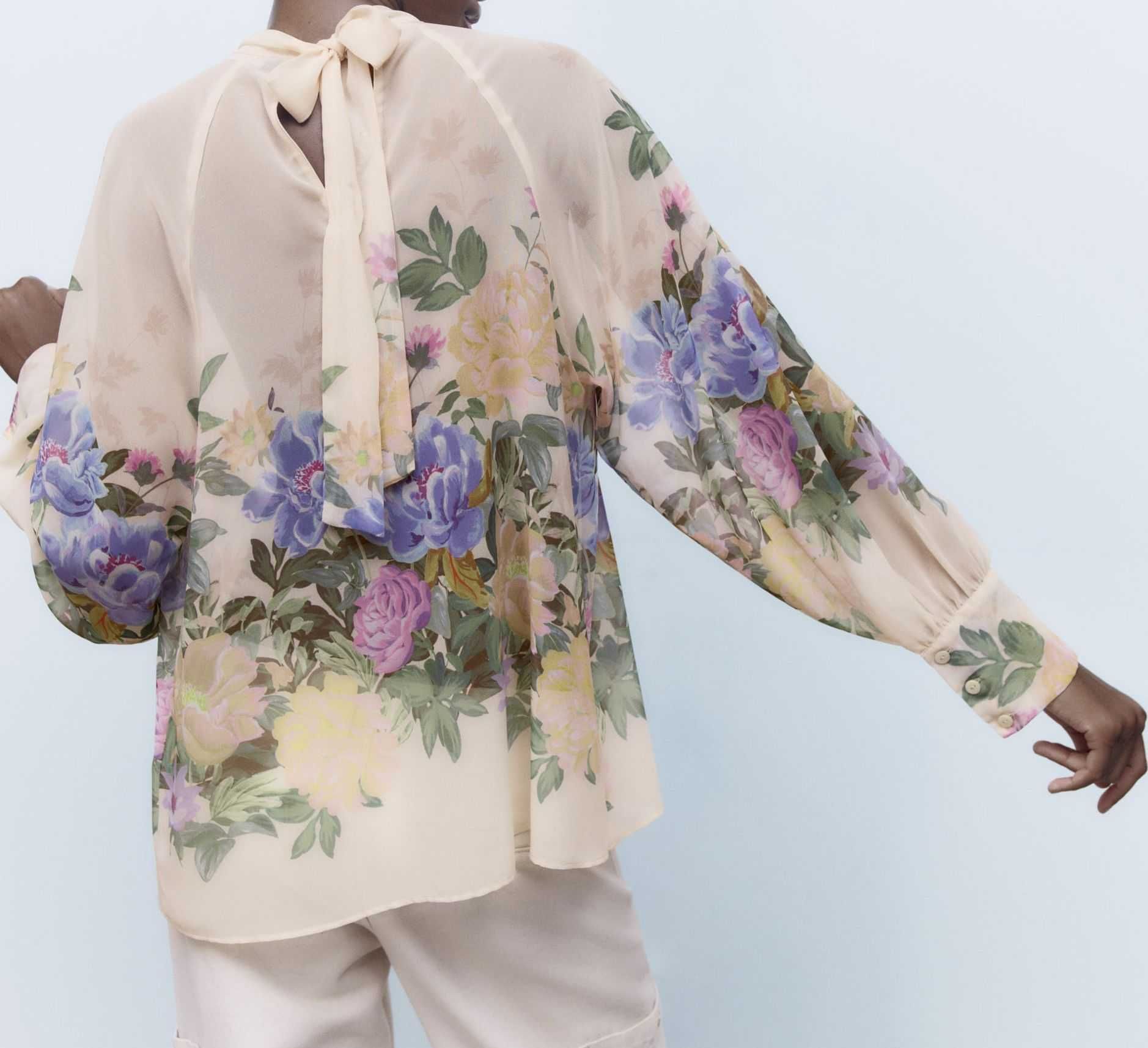 Блуза рубашка Zara Dutti Twin Set