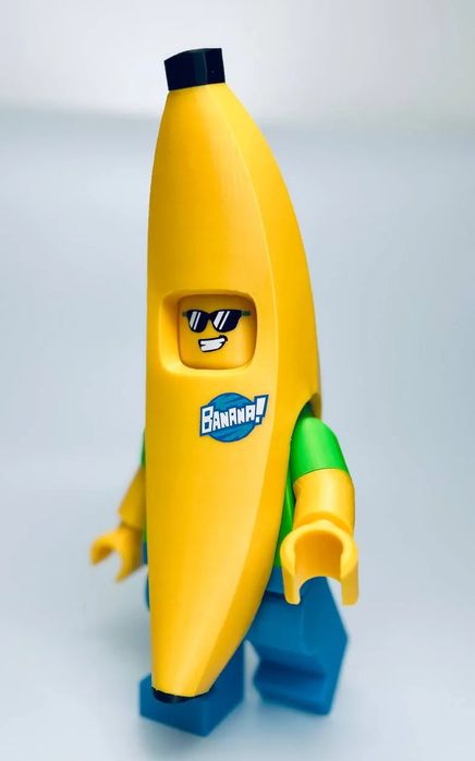 Fantasia Banana Guy para Figura Blocos Grandes