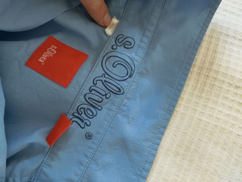 Niebieska, błękitna, koszula męska, 100% bawełna r.M/L s. Olivier