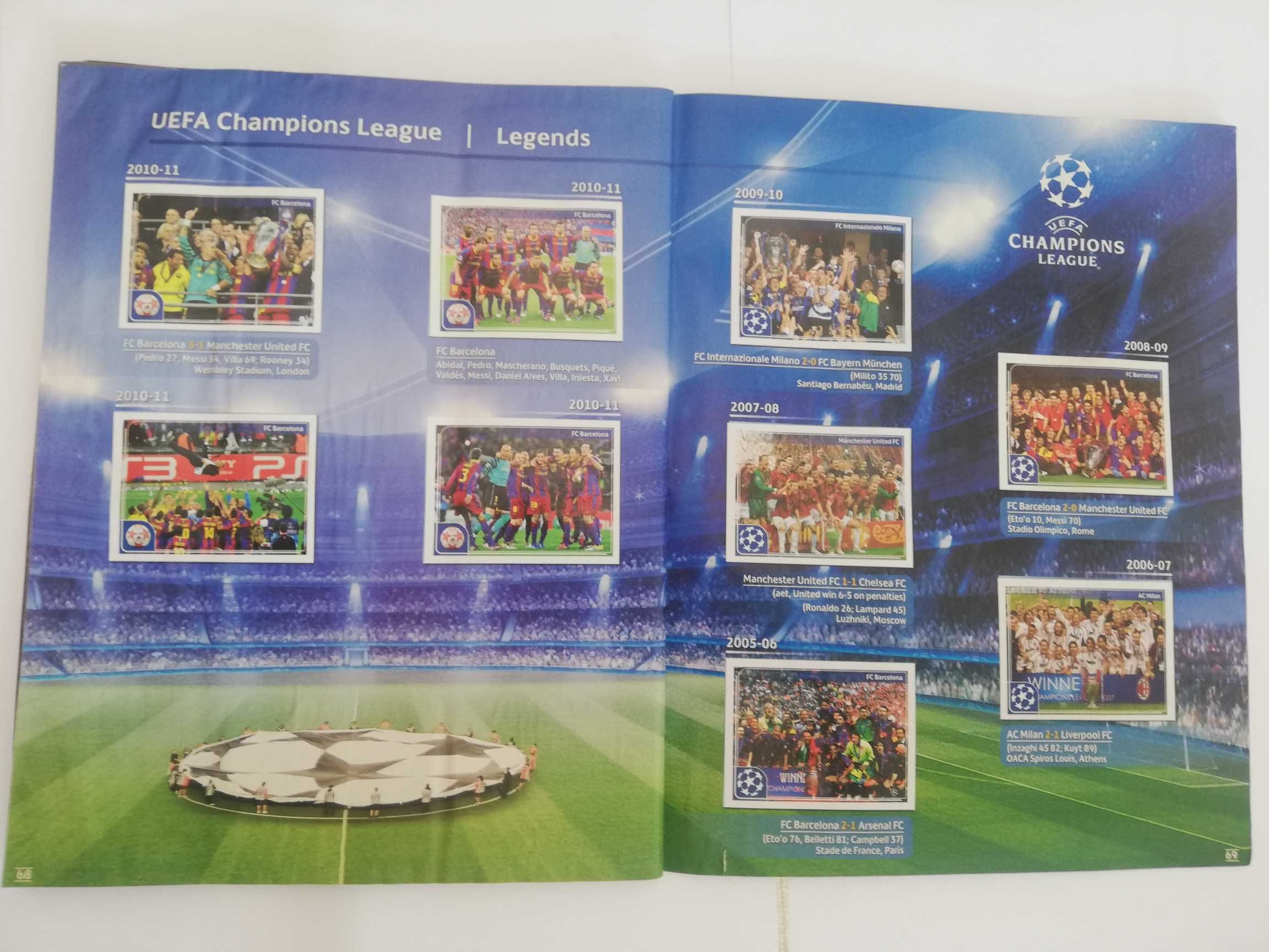 Caderneta Panini Champions league 2011/2012