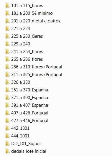 Dedais, colecção de 500 dedais