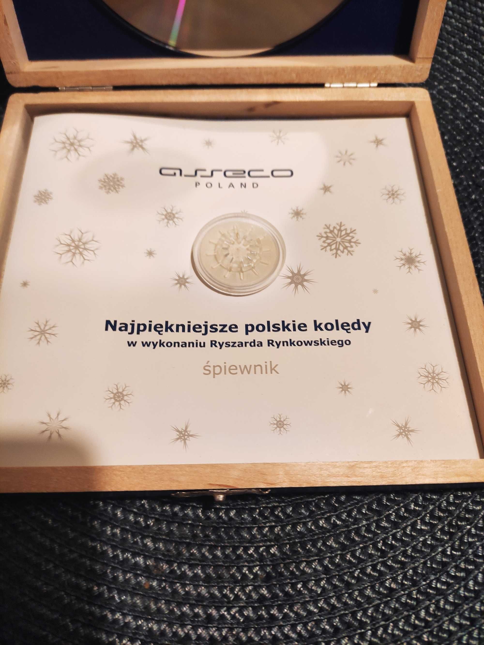 kolędy na CD  w wykonaniu R. Rynkowskiego,firmowe pudełko Asseco