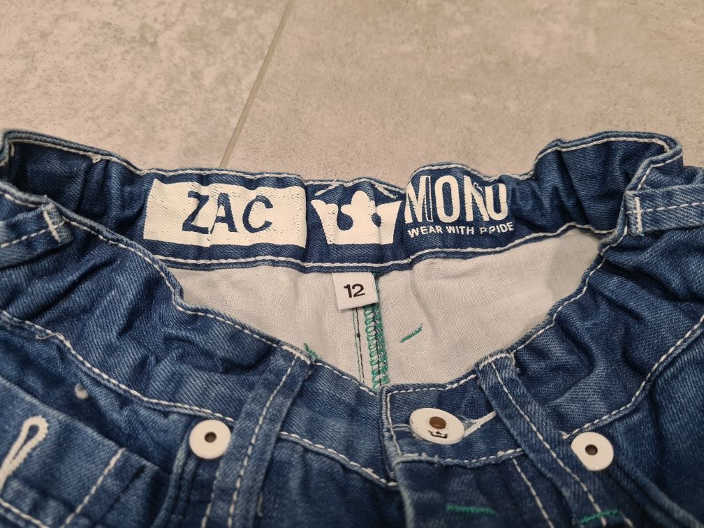 ZAC MONO krótkie spodenki jeans r. 12 lat