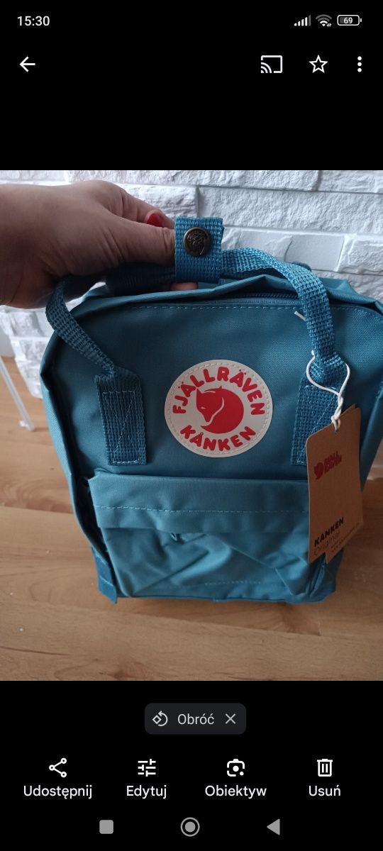 Plecak typu Fjallraven Kanken mini 7 ml