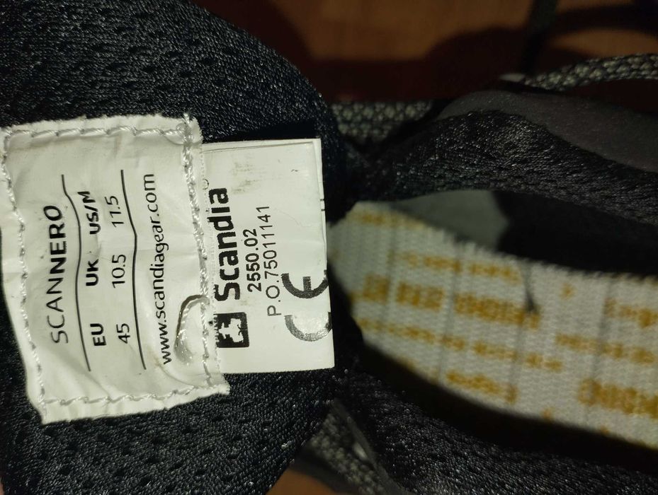 Рабочие ботинки Scandia с защитой S3 размер 45