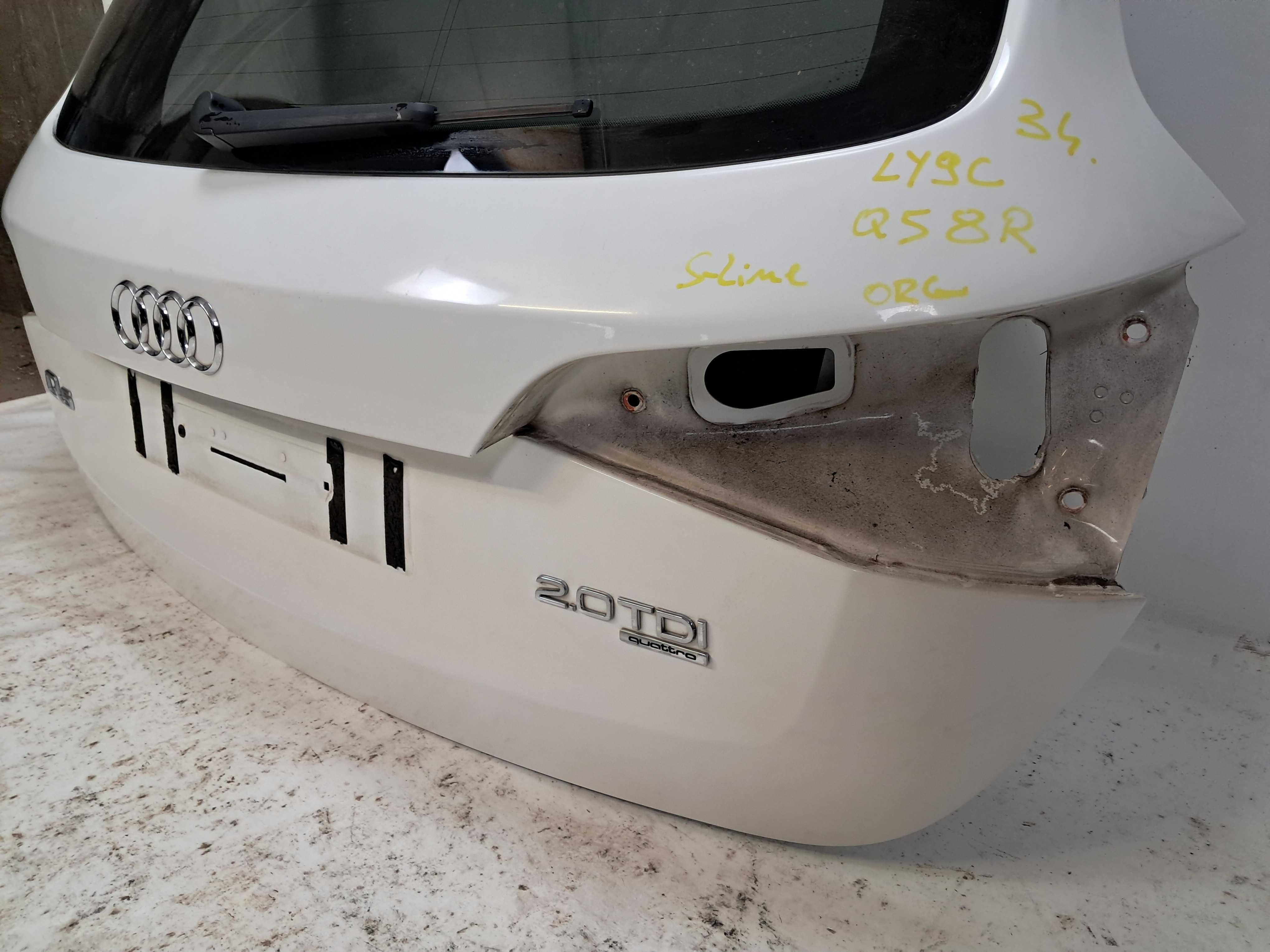 AUDI Q5 8R przed lift klapa tył tylna bagażnika LY9C kompletna biała