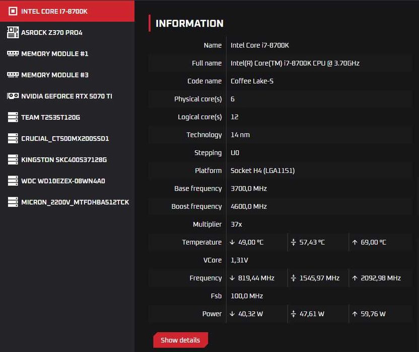 Пк з i7 8700k і RTX 2060 6gb