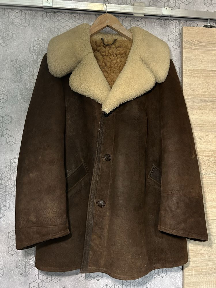 Kożuch vintage PRL