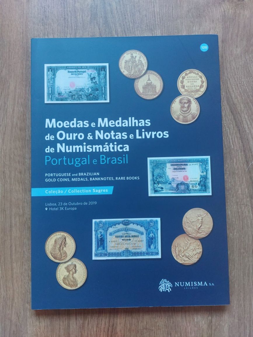 8 Catalogos de Leilões Moedas