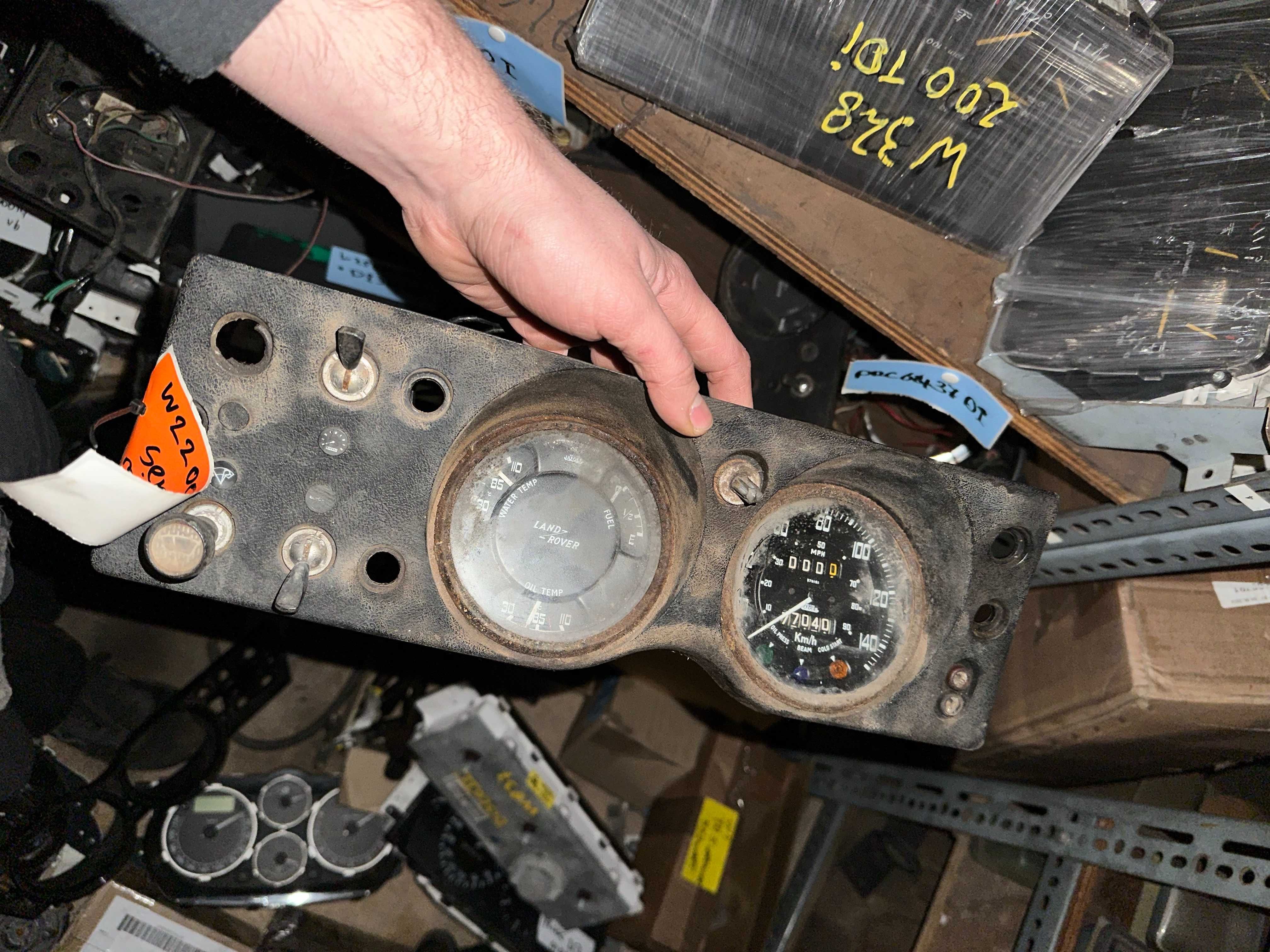 Land Rover Serie 3 consola conta quilometros