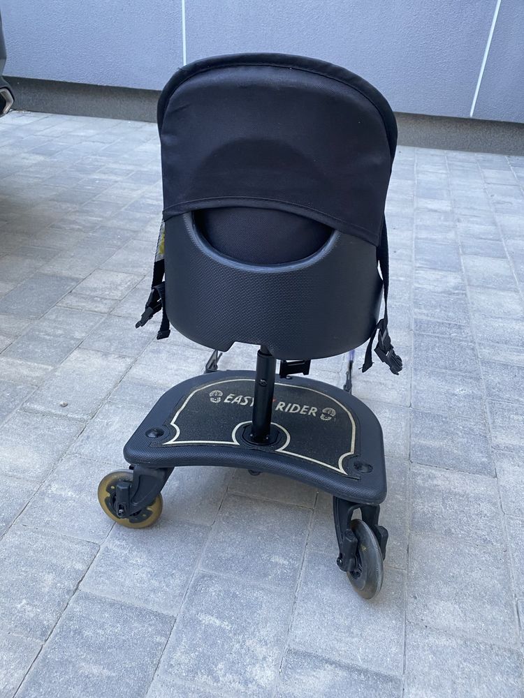Dostawka do wózka z fotelikiem X RIDER 2w1-kołaLED