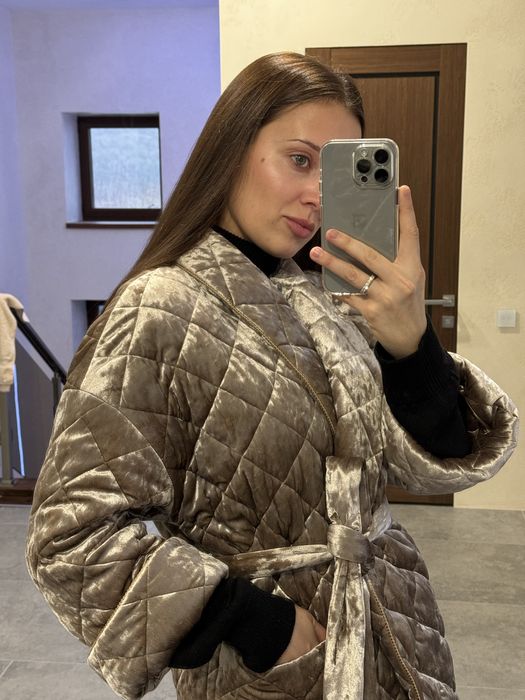 Пальто стьобане жіноче