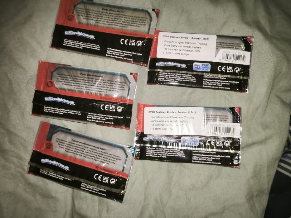 Cartas Pokémon scarlet and violet destined rivals / journey together