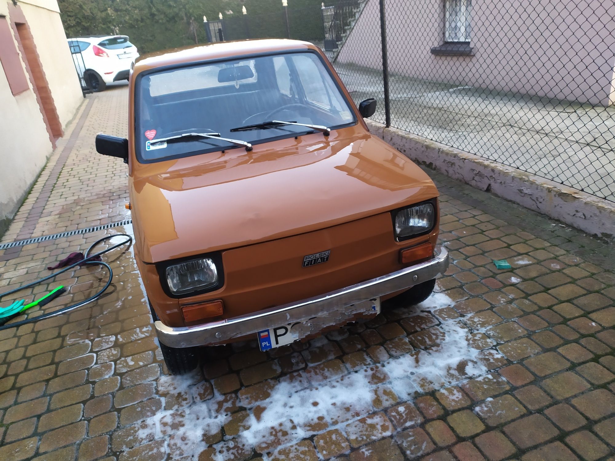 Fiat 126p.Pelen orginal.40lat w jednych rękach.