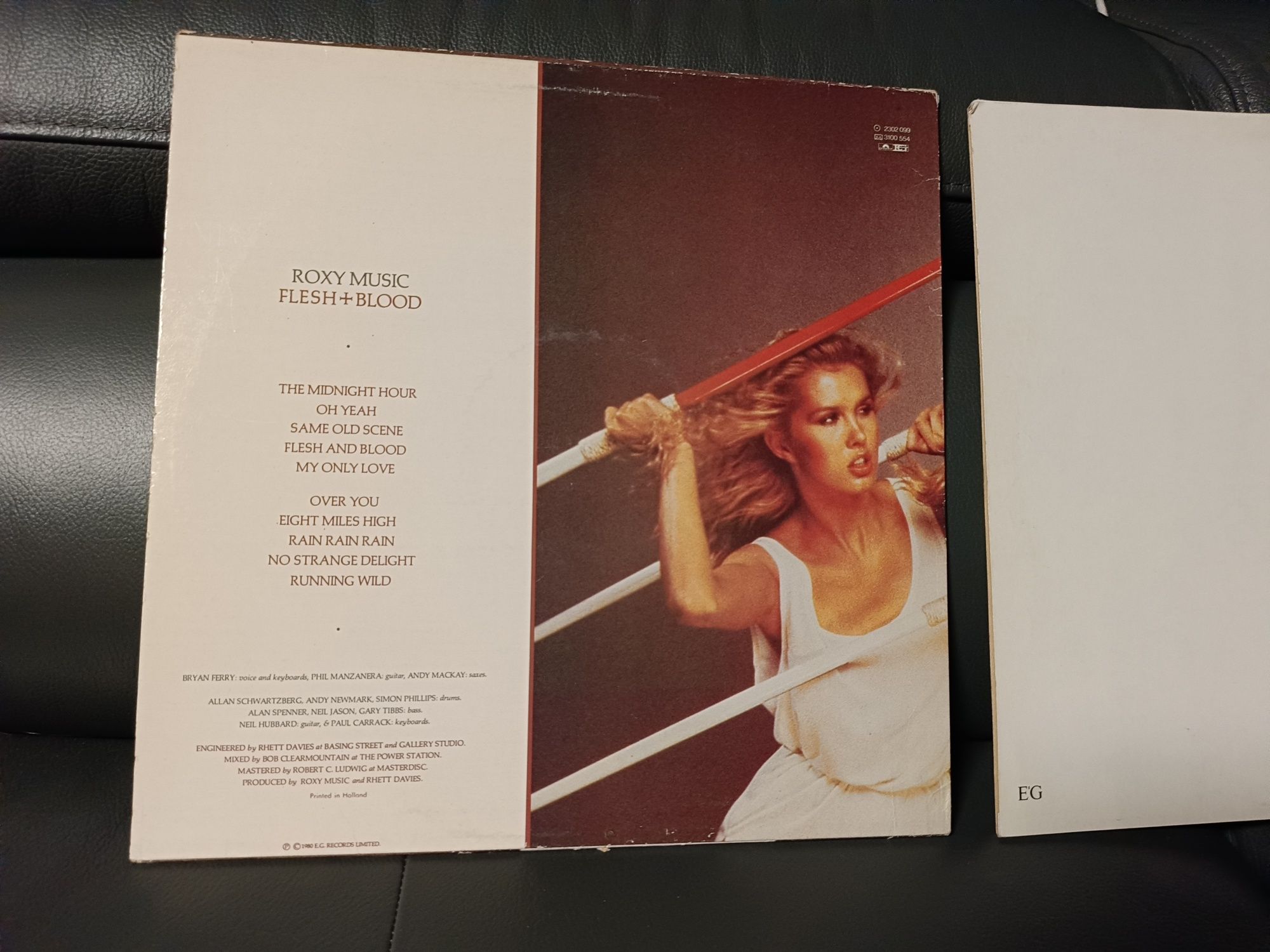 Vinyl Roxy music "Flesh+Blood" +gratis Bryan Ferry