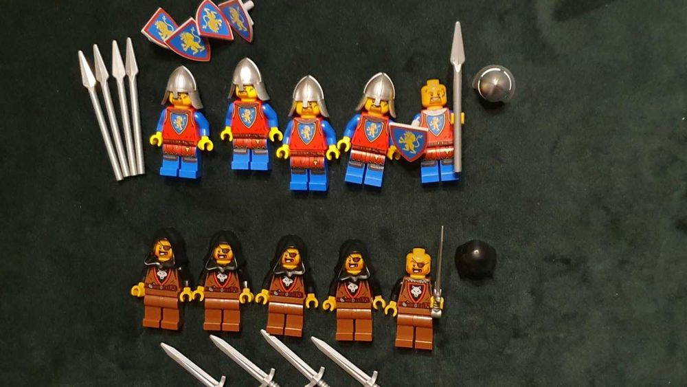 LEGO żołnierze Króla Lwa/zbóje, minifig wojsko, 10 nowych minifigurek