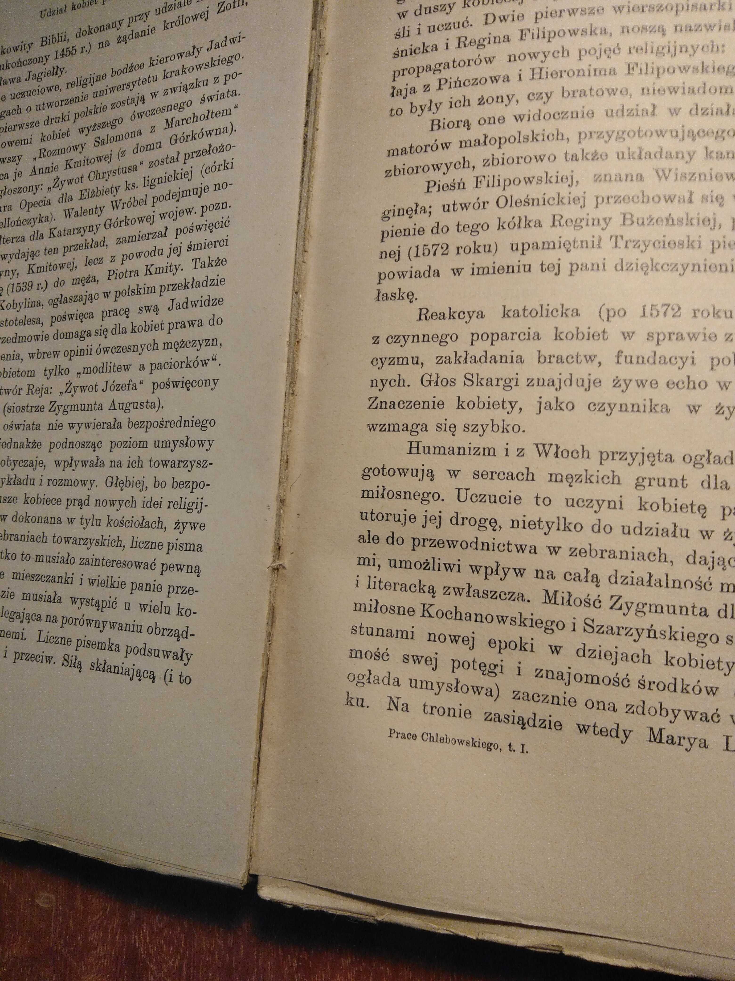 Pisma Bronisława Chlebowskiego - dwa  tomy - 1912