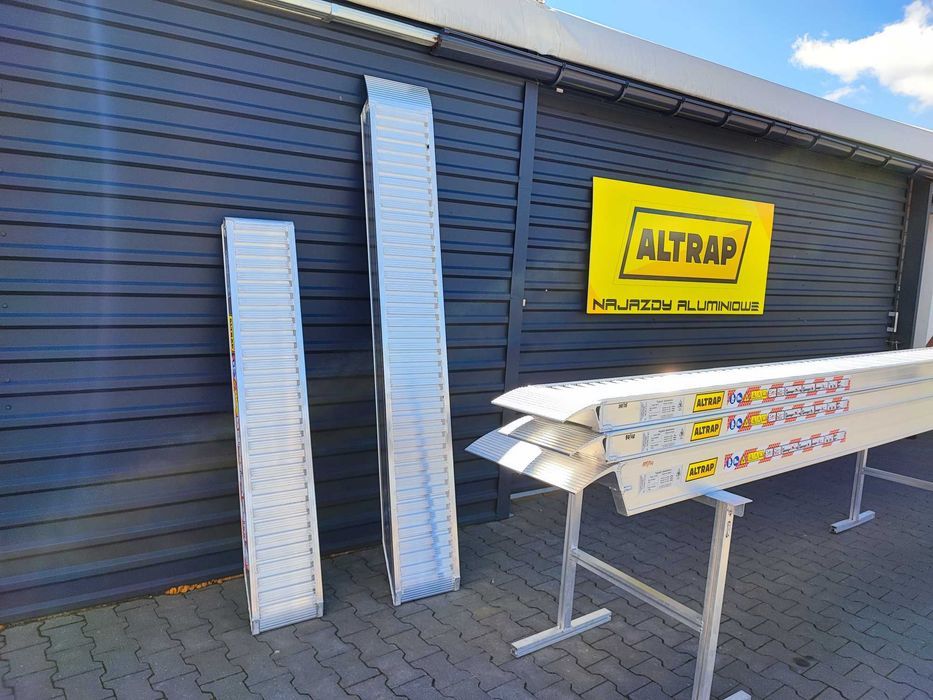 ALTRAP najazdy aluminiowe 3m 10t 2800 zł komplet Certyfikat