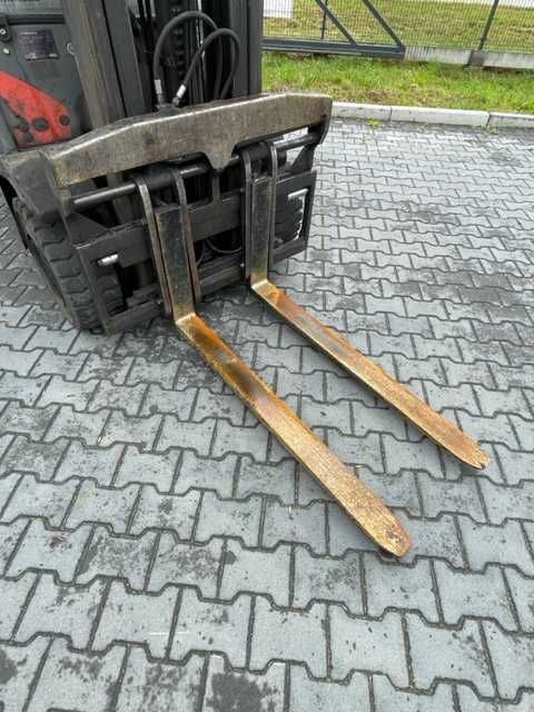 Wózek widłowy Linde H25T -02 EVO Triplex Pozycjoner 4 sekcje kabina