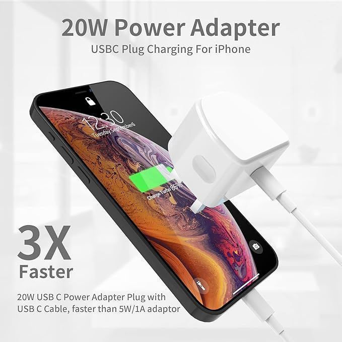 Aiccolo 20 W Usb C Szybka Ładowarka Z Kablem 2 M