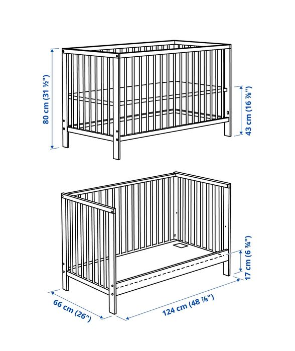 Berço ikea Gulliver em muito bom estado