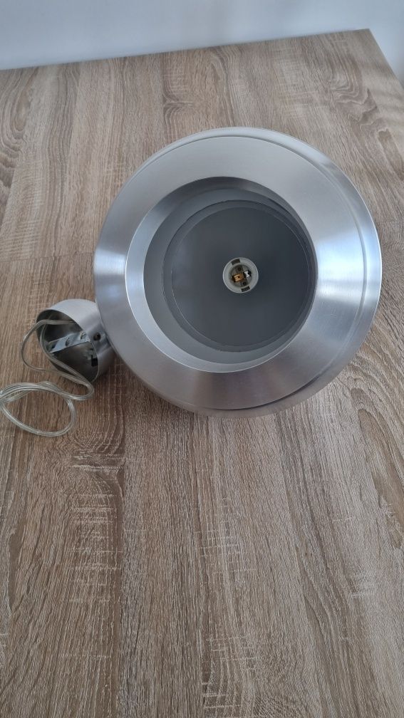 Lampa wisząca kula srebrna