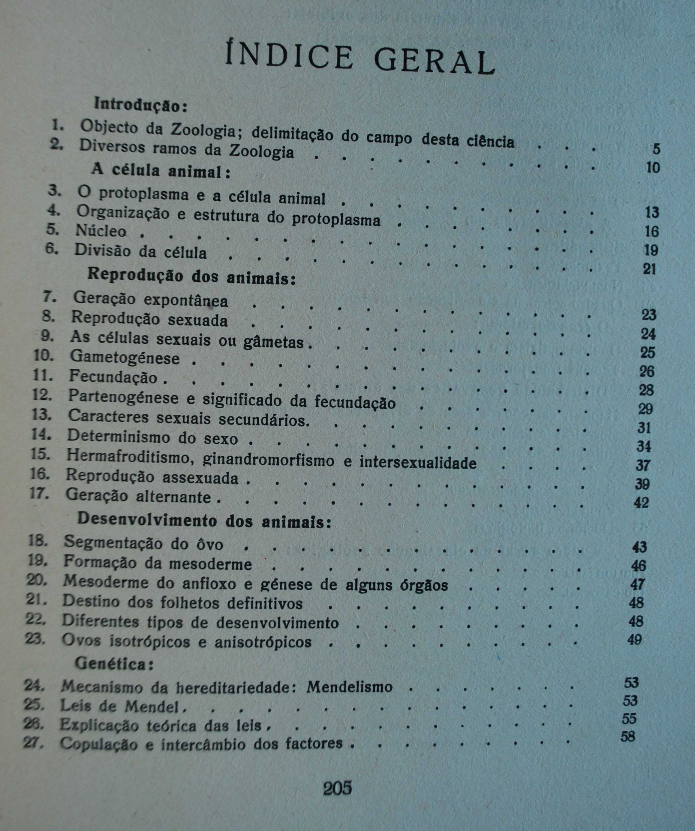 As Bases da Zoologia de António Machado - 1º Edição Ano de 1943