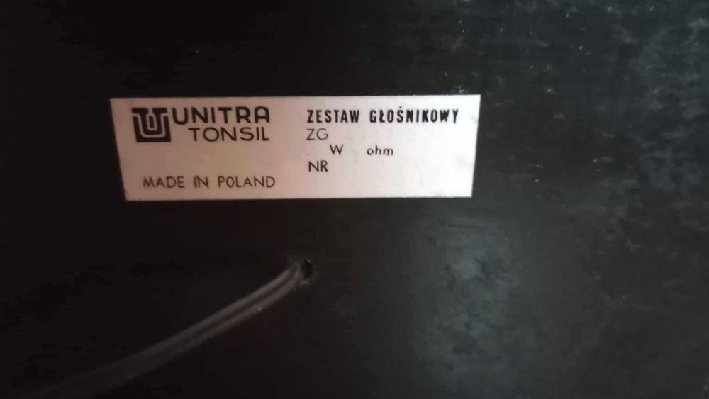 Zestaw głośników kolumnowych ZG Unitra Tonsil
