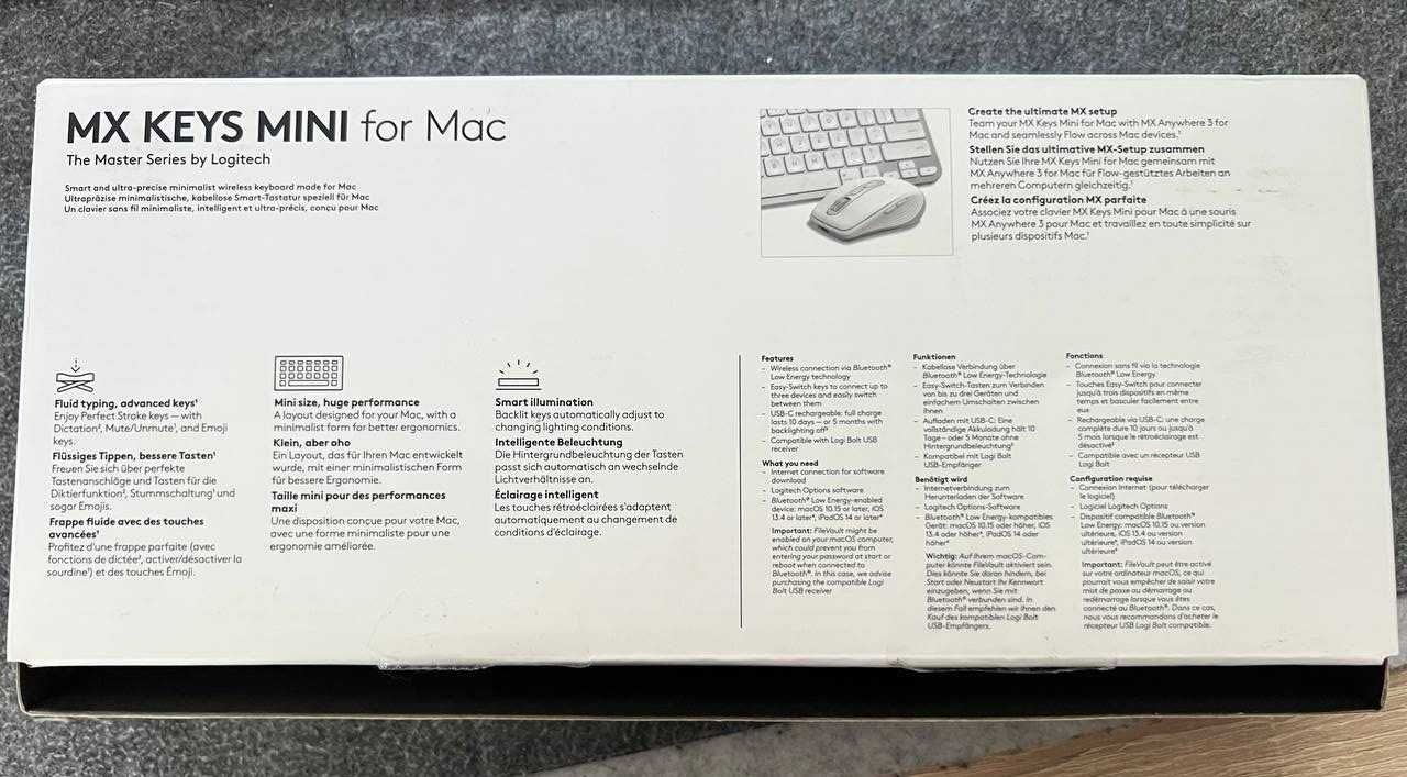 MX Keys Mini for Mac | US INT'L | JAK NOWA