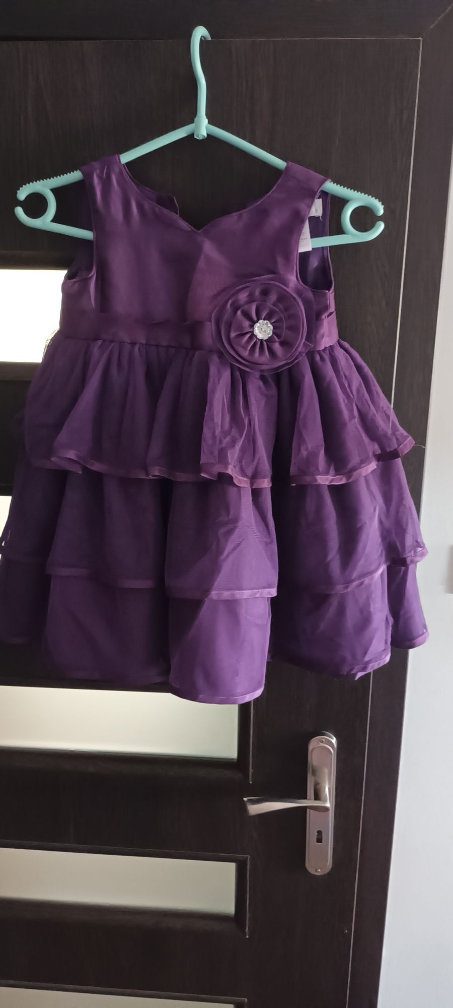 Elegancka wizytowa sukienka 98-104