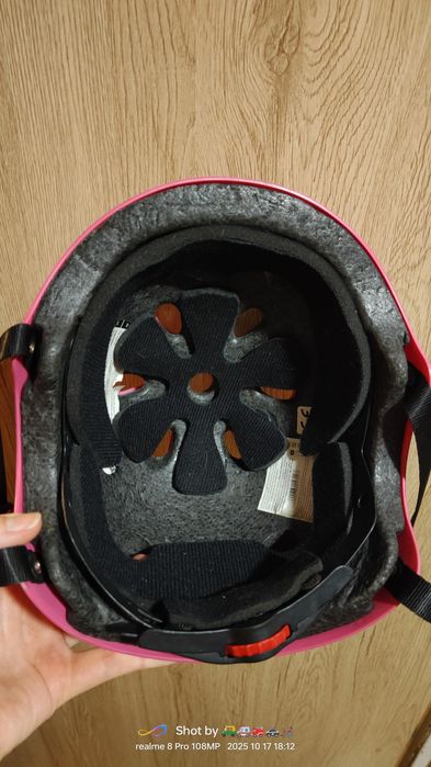 Kask rozmiar S (53-55 cm), różowy