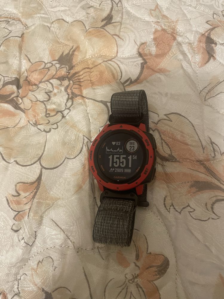 Garmin instinct red flame