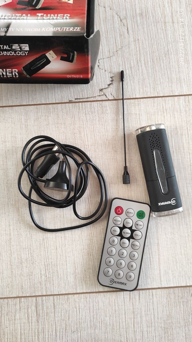 Overmax OV-TN-0-1 B tuner DVB-T na komputer