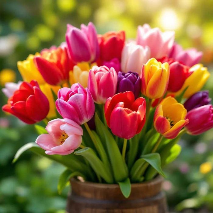 TULIPANY XXL Mix Cebulek TULIPANÓW 25 szt TULIPAN cebule DUŻE Kwiaty