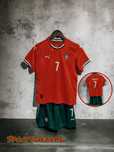 RONALDO #7 Portugalia Zestaw Komplet DOM 25/26 na 135-145 cm