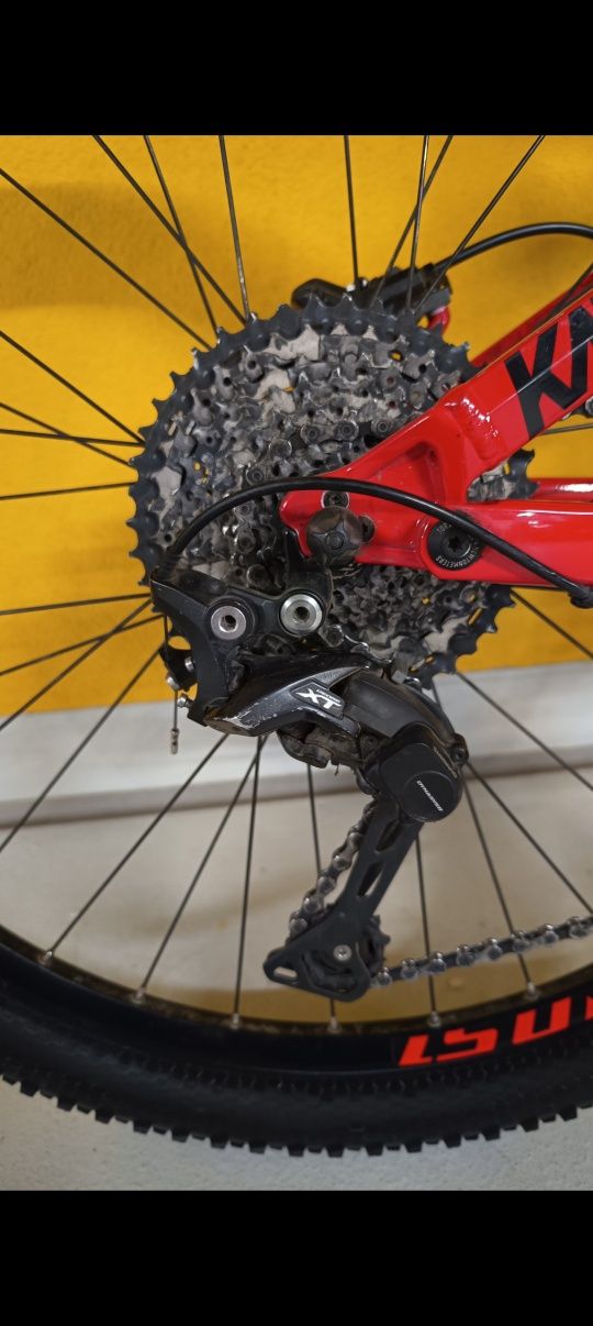 Rower MTB męski full, kola 27,5 Ghost rozmiar L dla 175-190cm, Deore