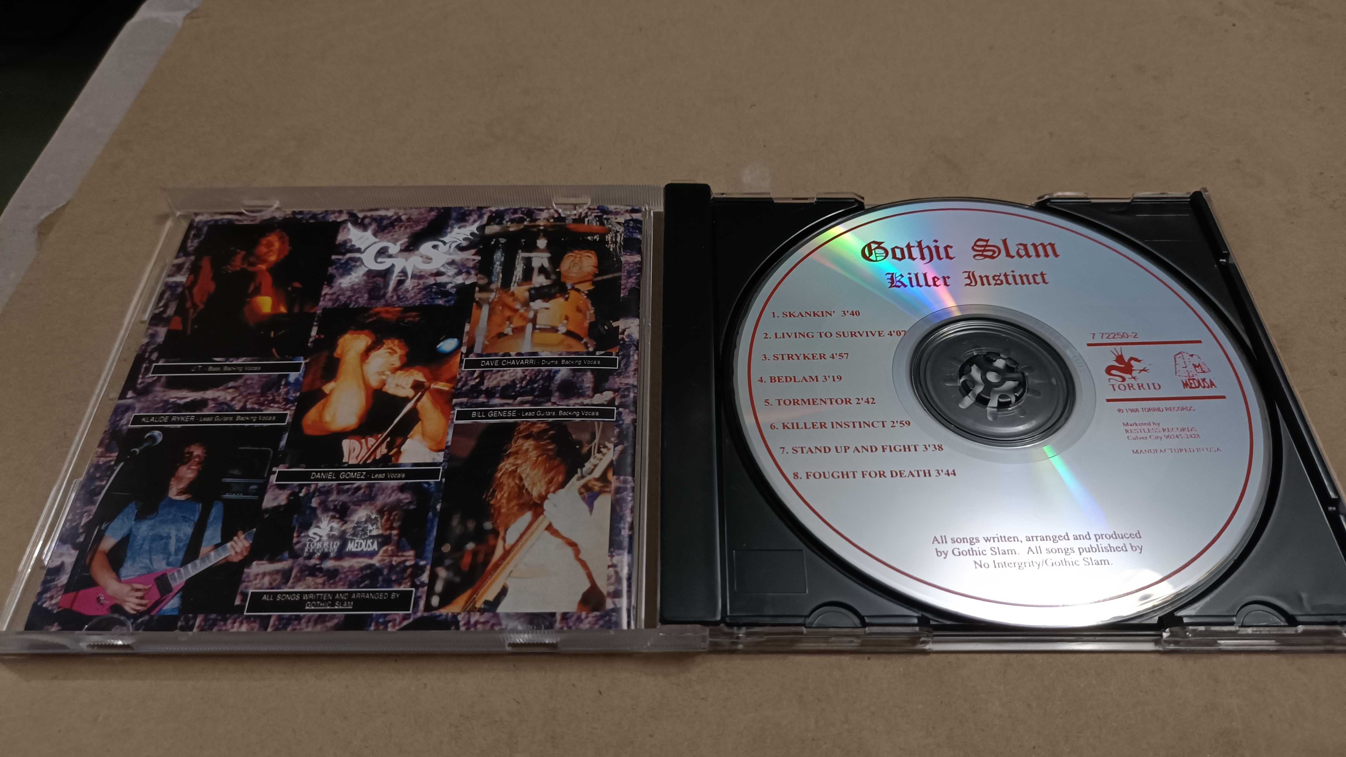 GOTHIC SLAM "Killer Instinct" 1988 (Thrash) USA Переиздание