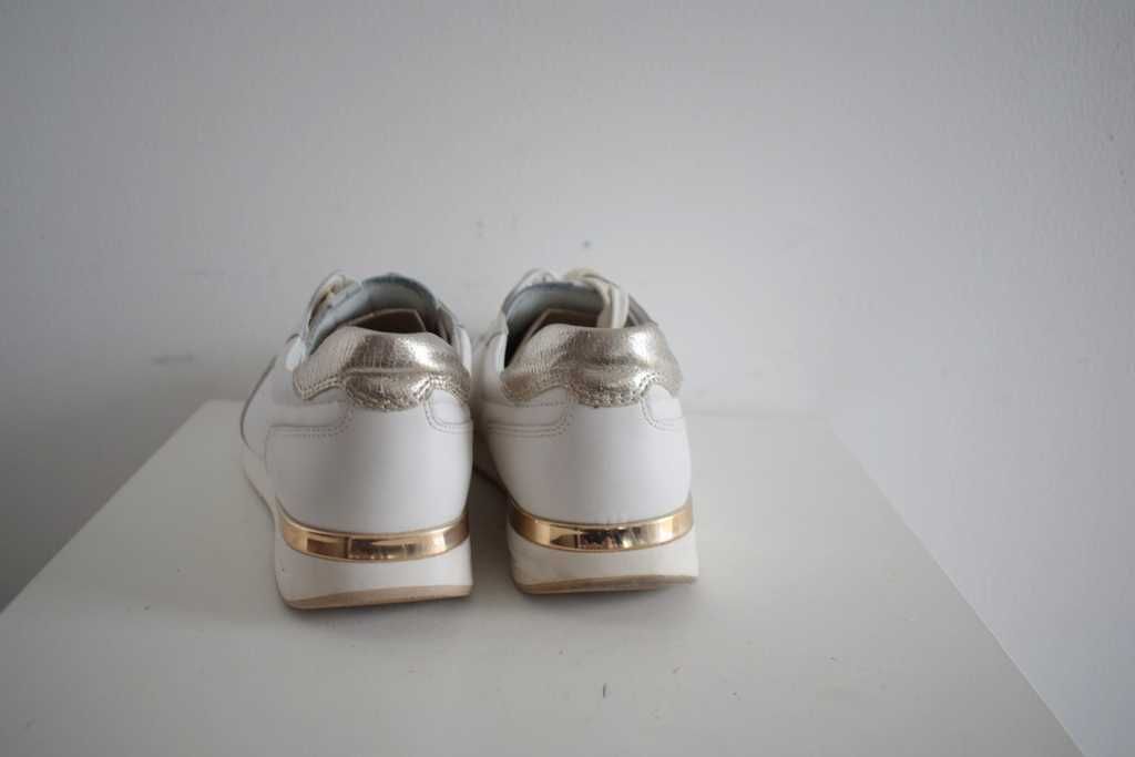 Caprice 41 buty sneakersy białe skórzane