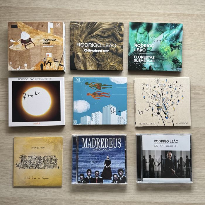 Coleção CDs Rodrigo Leão Autografados