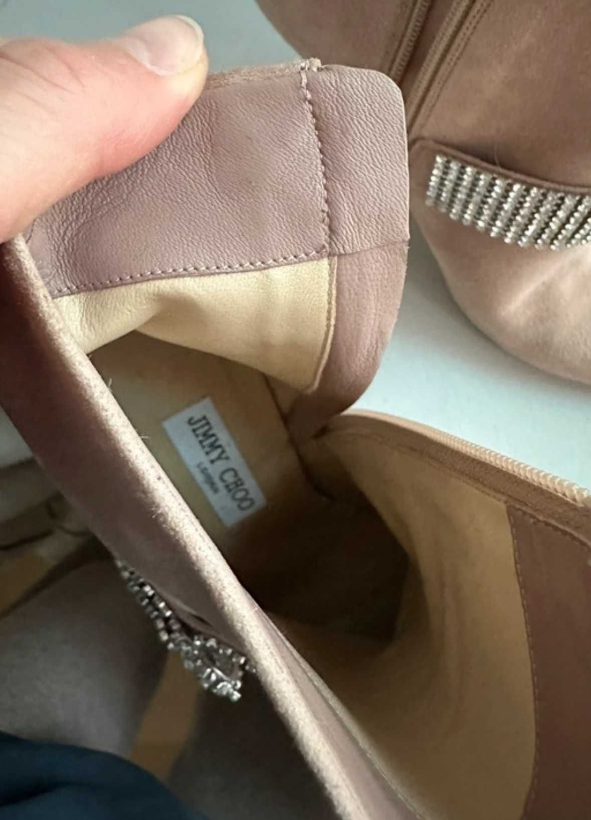 JIMMY CHOO skórzane buty rozmiar 39-40
