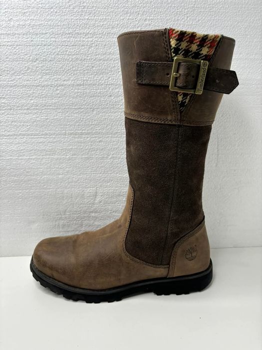 Kozaki skórzane delikatnie ocieplane Timberland Rozmiar 36