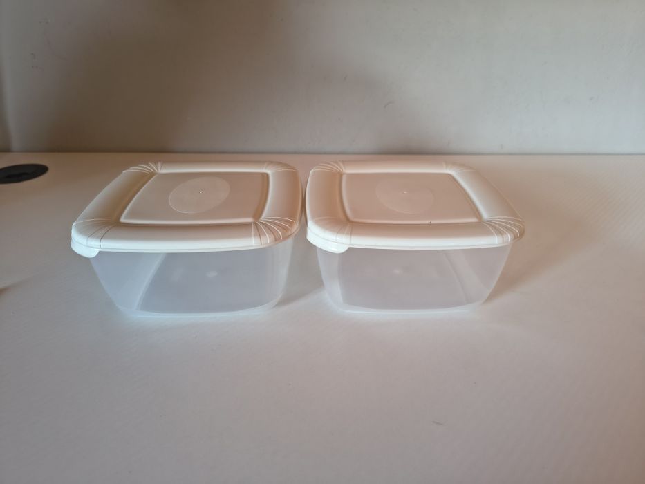 2x Pojemniki plastikowe