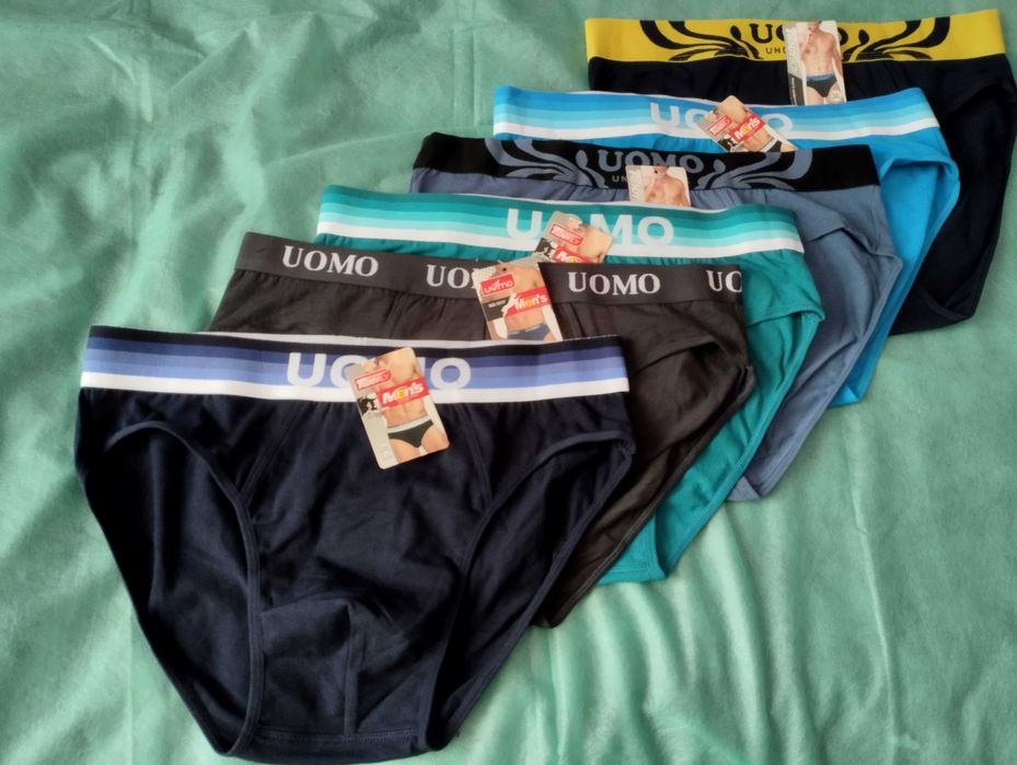 Majtki Męskie UOMO Slipy 95% bawełna  Rozmiar: M   L    XL   XXXL